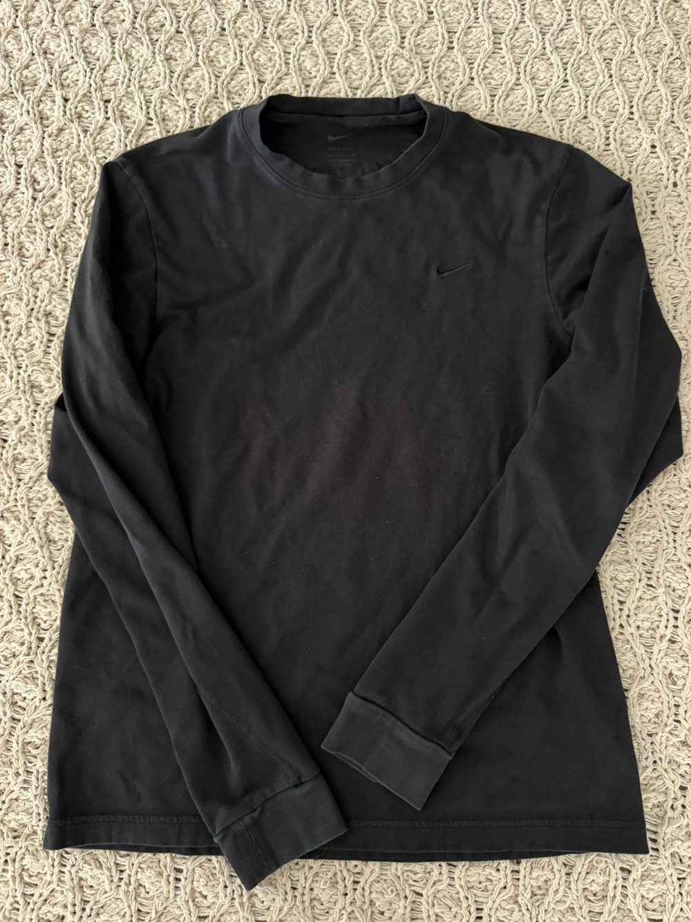 Nike Black Long Sleeve Crew Tee